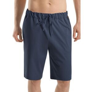 HANRO Shorts Mens XL Blue Pull On Drawstring DAY & NIGHT Soft Knit $110